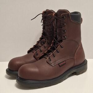 Red Wing 24082 Brown Leather Work Boots Size US 11D Men's Made in USA